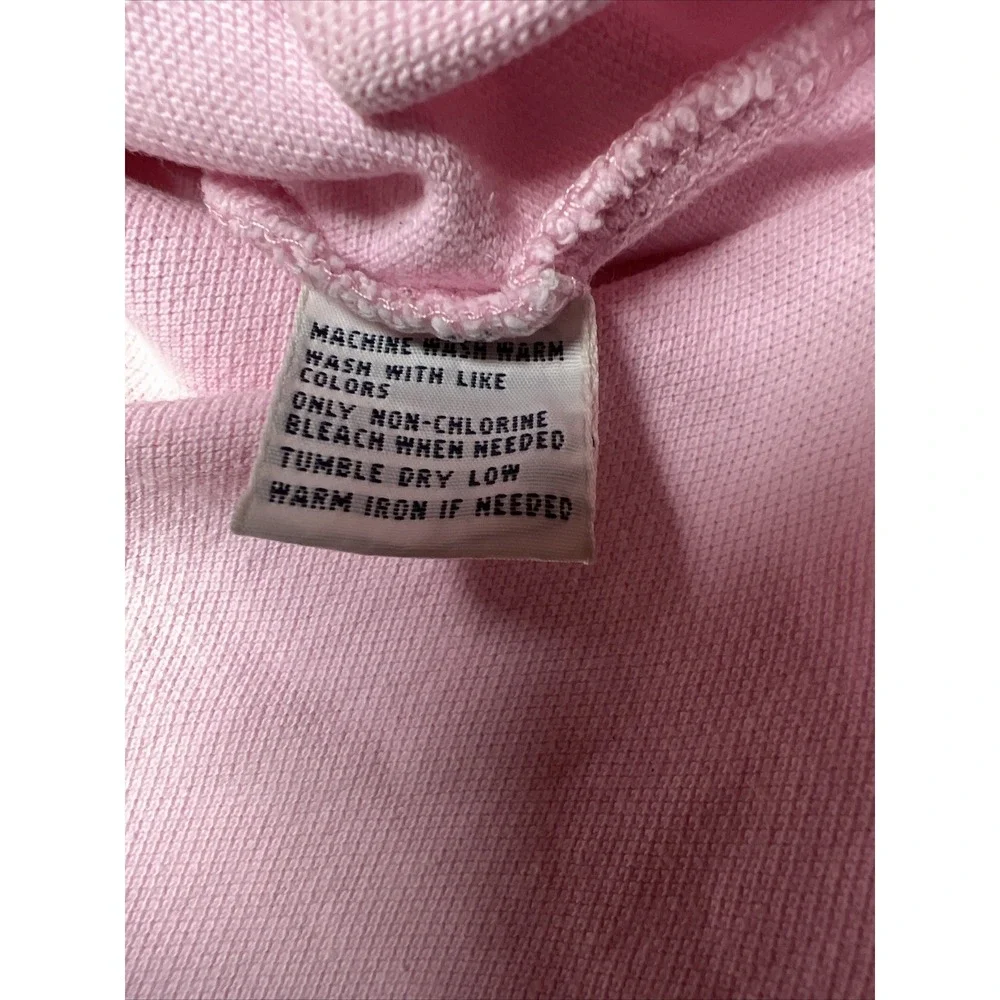 Vintage Polo Ralph Lauren Polo Shirt Men's XXL Pink Blue Pony‎ Rugby See Details